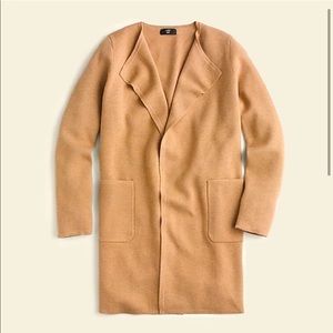 J. Crew Juliette Collarless Sweater-Blazer